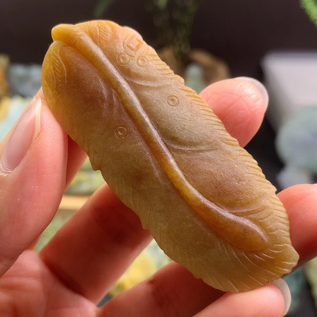定制翡翠未镶嵌叶子