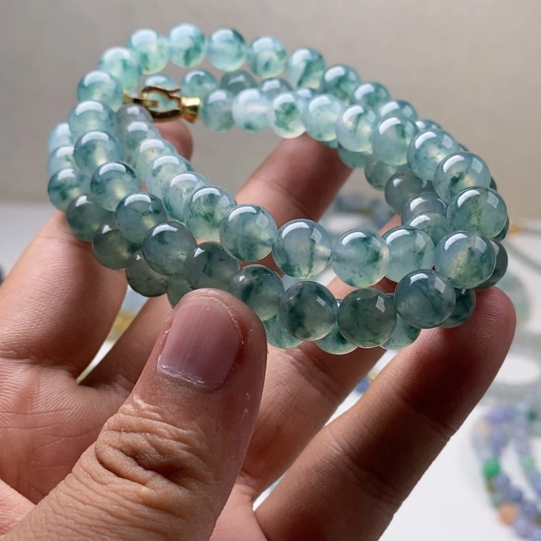 定制翡翠未镶嵌缅甸翡翠a货卡9.1