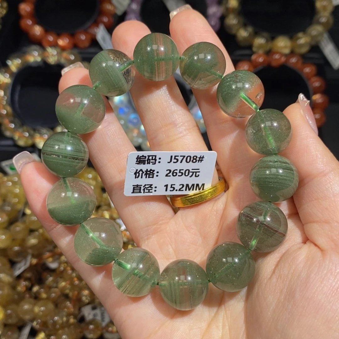 水晶未镶嵌手链J5708#15.2mm