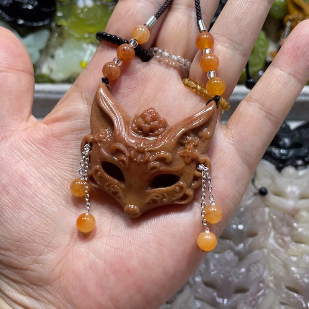 【闪购商品】岫玉颈饰未镶嵌7吊坠
