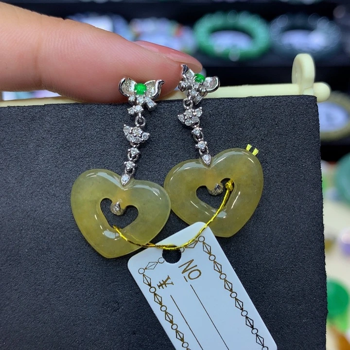 18K金镶嵌手链翡翠翡翠