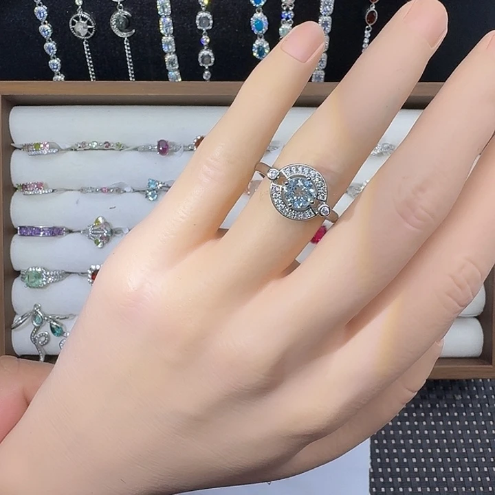 戒指托帕石合金1145