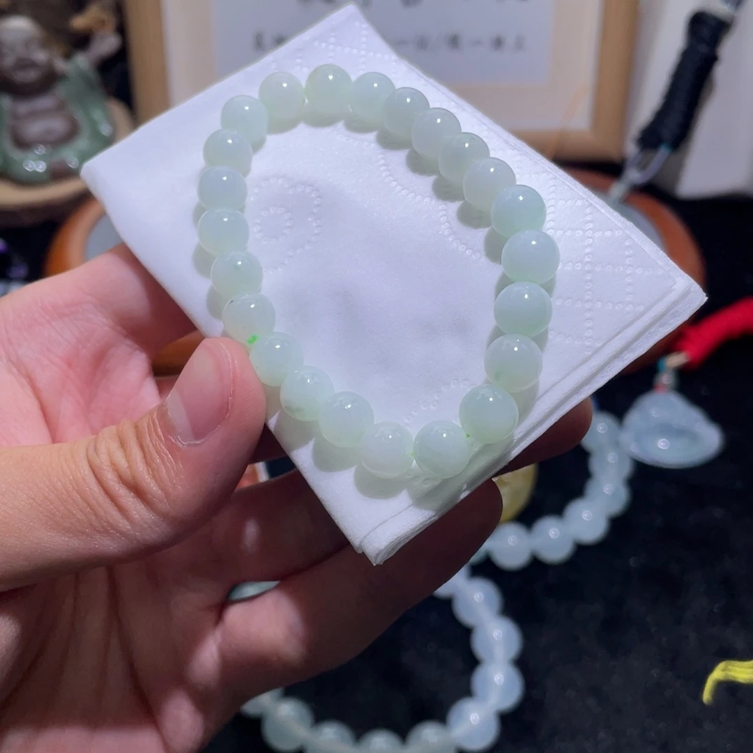 翡翠未镶嵌手链手串