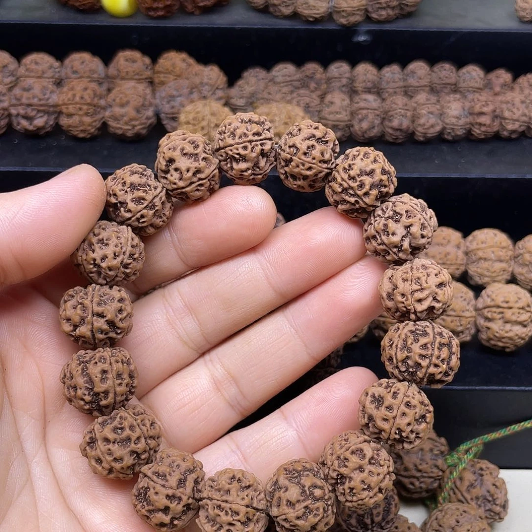 金刚菩提手串18mm老五星蜂窝