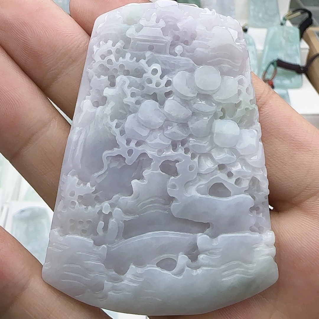 翡翠未镶嵌颈饰翡翠
