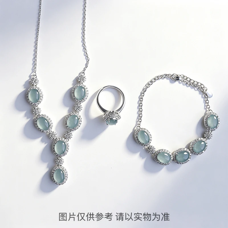 倾城之恋翡翠蛋面套链 DM6