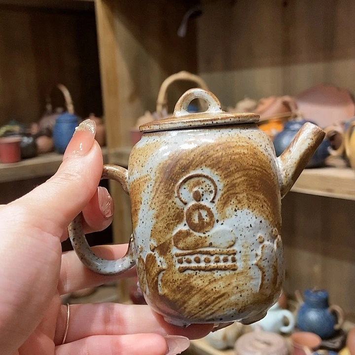 柴烧老岩泥高端茶器