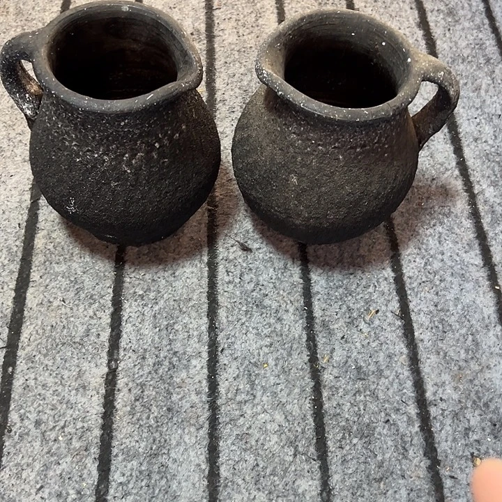 黑色喷沙高14口10带孔