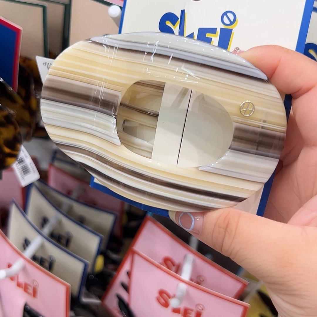 非金属无条纹醋酸贝壳夹