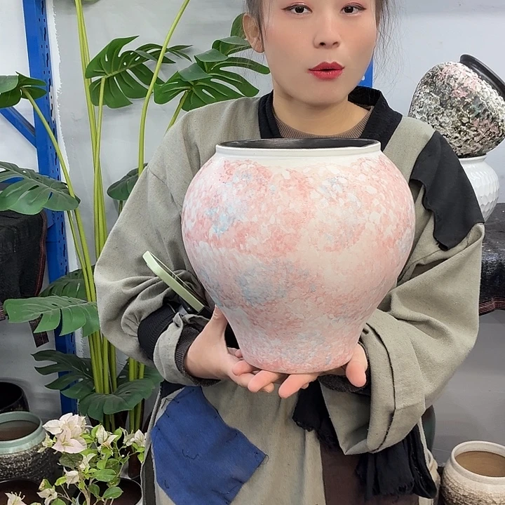 16×26 -粗陶花盆有孔-买买买