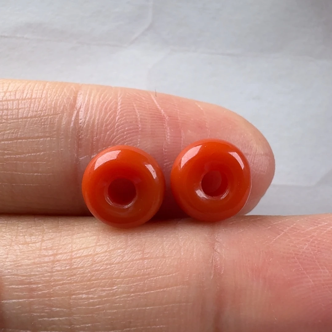 南红玛瑙卡环8+未镶嵌