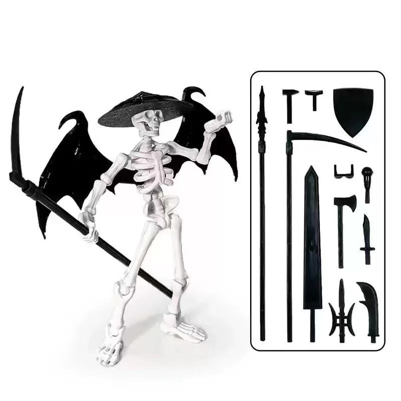 Dummy13骷髅可动人偶全关节可动课桌能玩的小玩具拼装益智玩具男