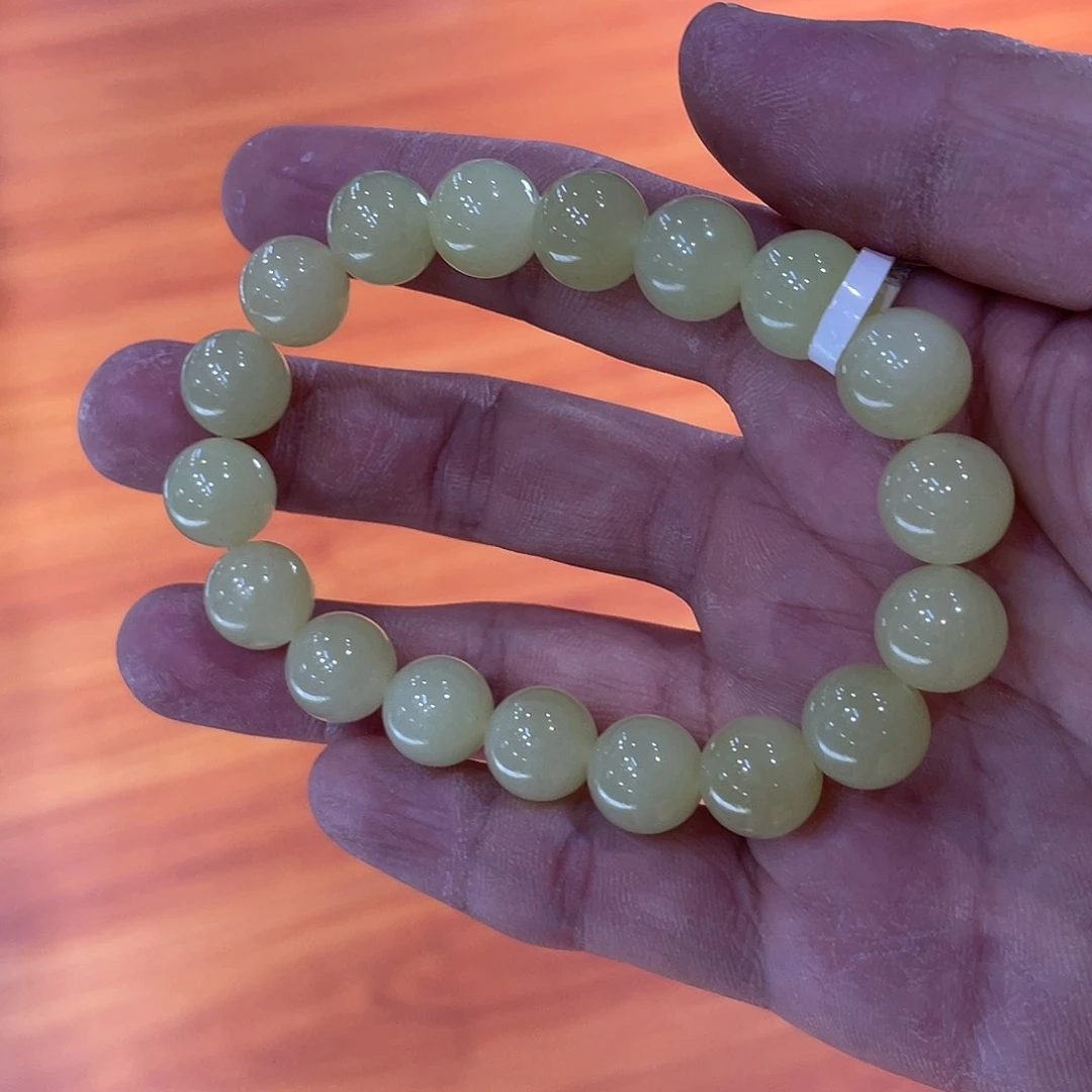 和田玉手串未镶嵌