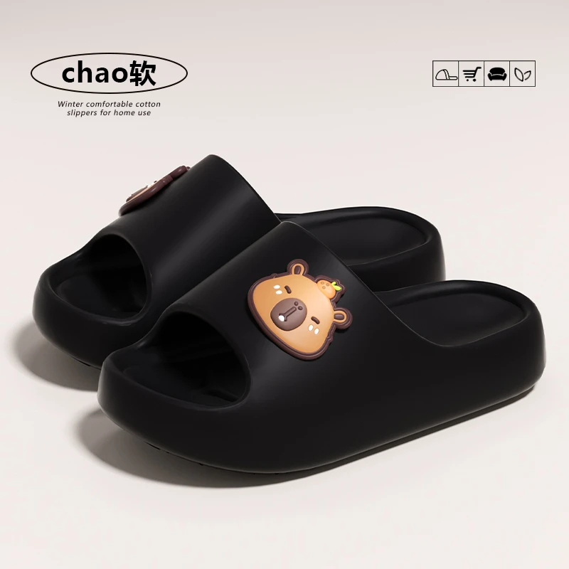 拖鞋女2025新款夏季厚底耐磨不臭防滑居家浴室洗澡凉拖鞋家用女款