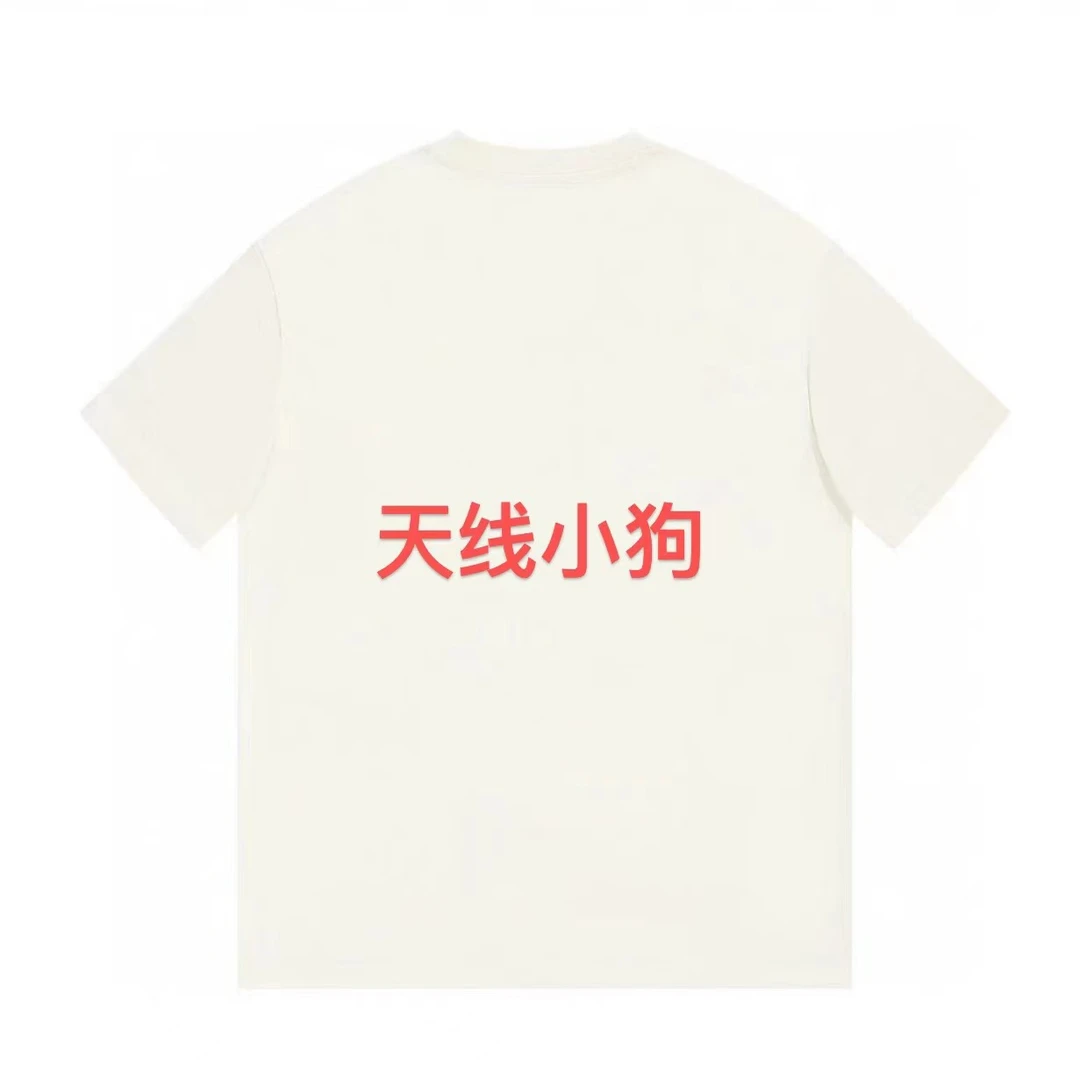 ML·沈闹闹 天线小狗 休闲大版短袖-T-K3021