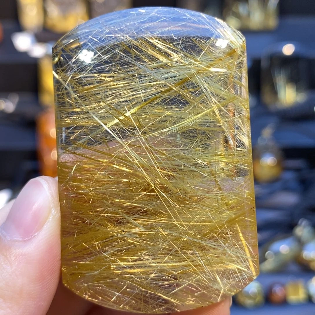 未镶嵌颈饰水晶钛晶无事牌