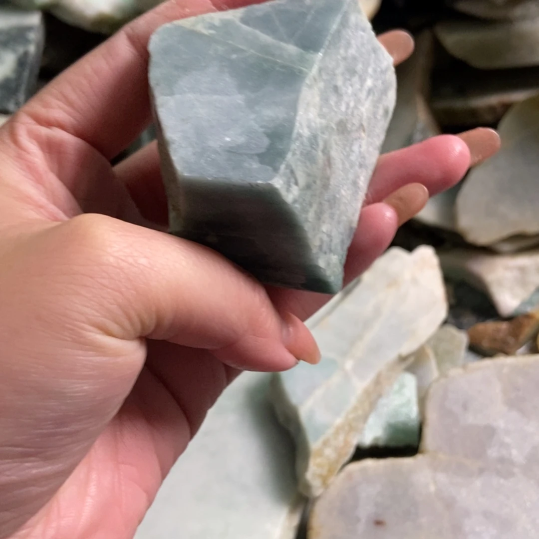 翡翠未镶嵌挂件天然翡翠