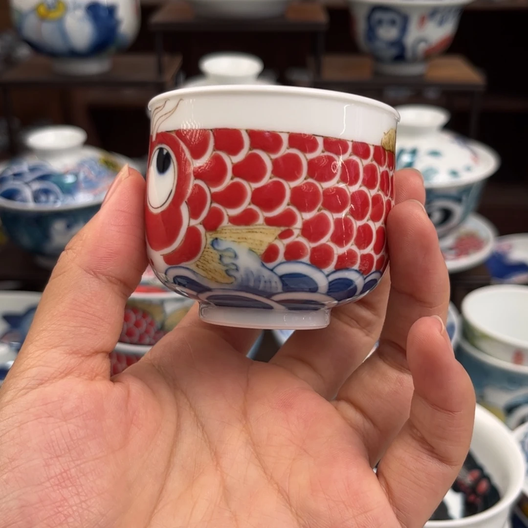 瓷片顺风红龙鱼1111