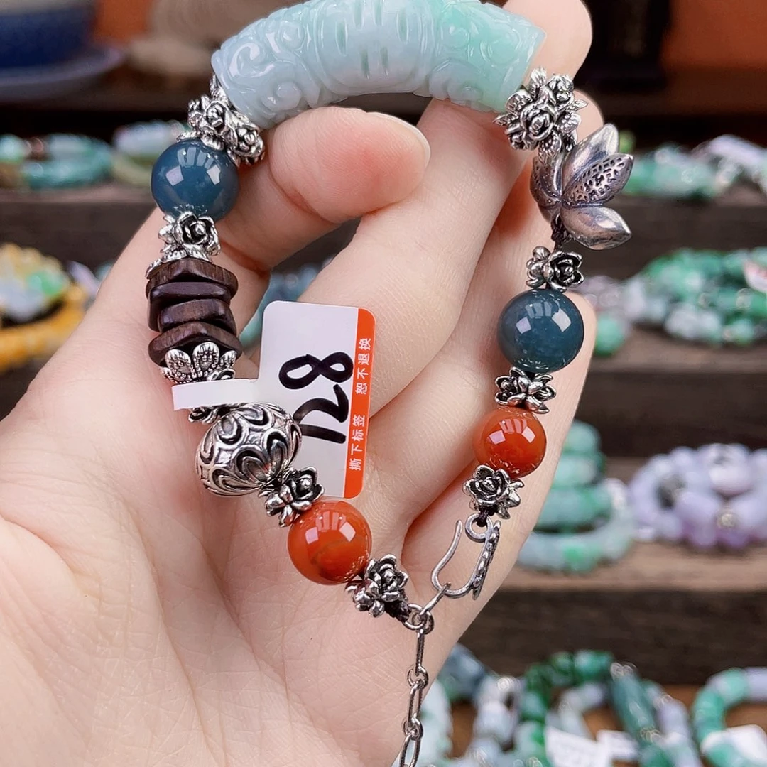 德***一未镶嵌手链翡翠手链