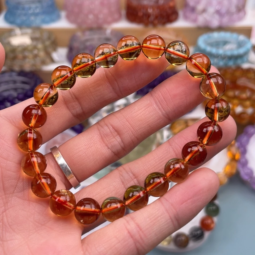 水晶手链未镶嵌黄水晶
