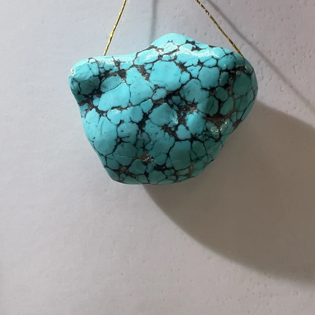 绿松石未镶嵌挂件