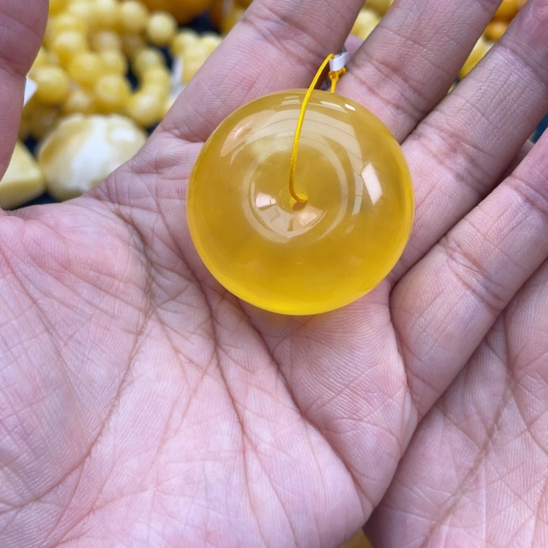 琥珀裸石未镶嵌琥珀蜜蜡