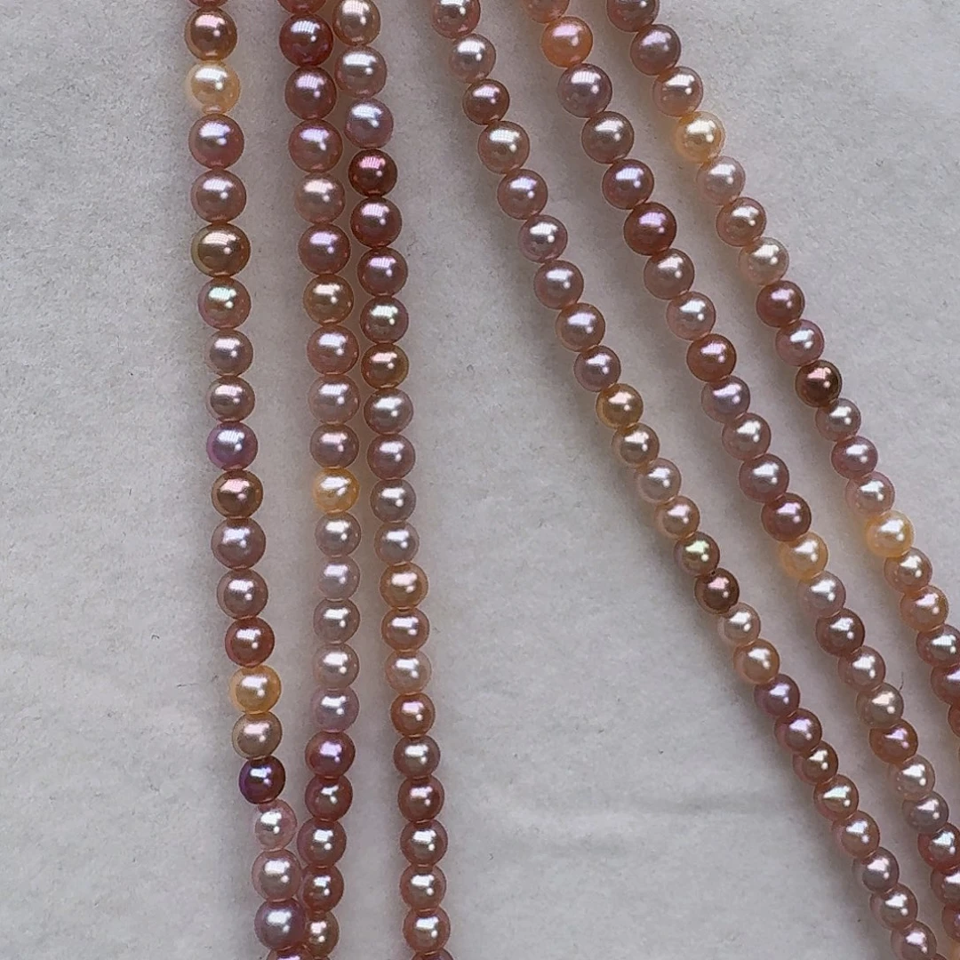 淡水珍珠银S925镶嵌颈饰多样性发一