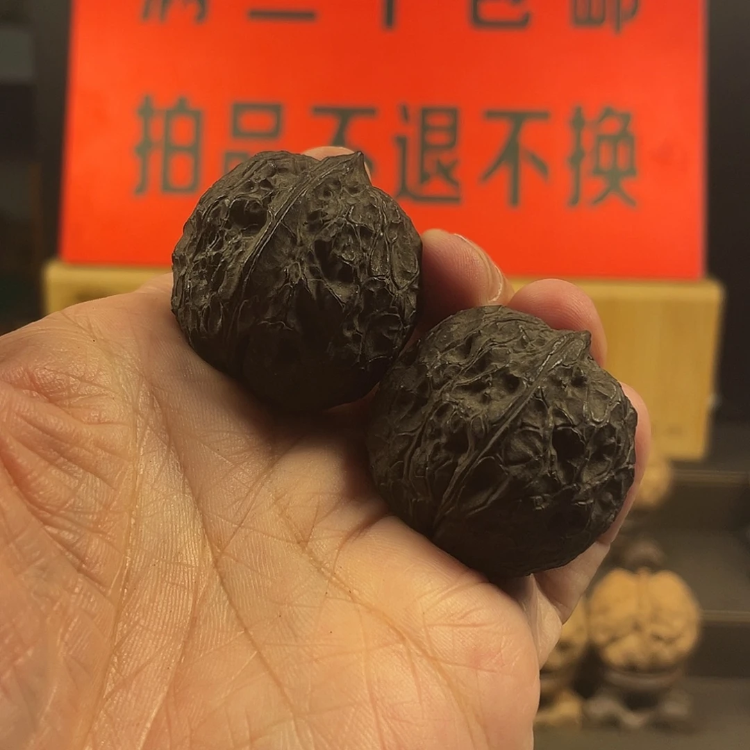 文玩核桃把件黑天使