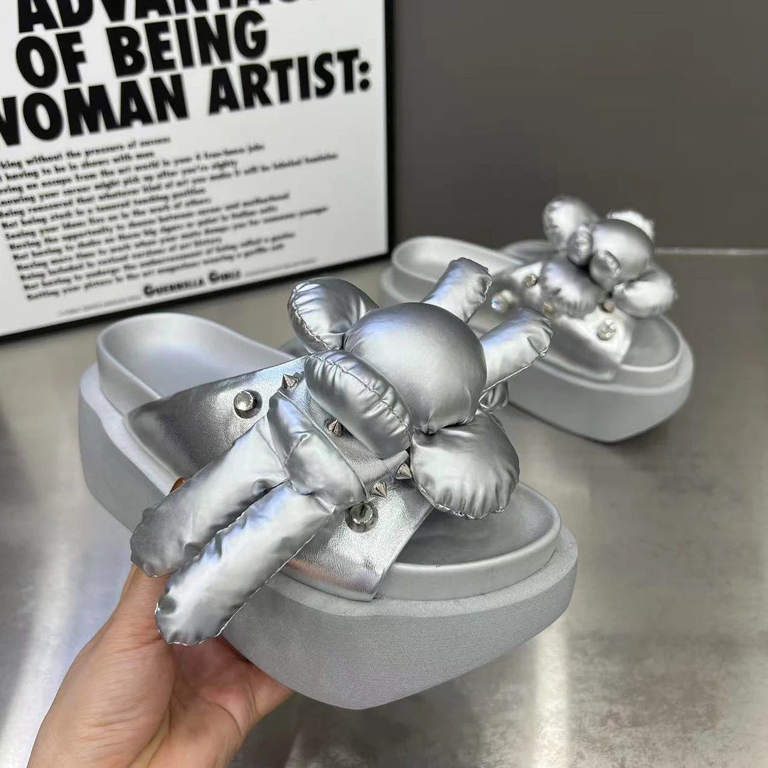 主播推荐2025年（太阳兔子）.A30厚底时尚潮流休闲拖鞋