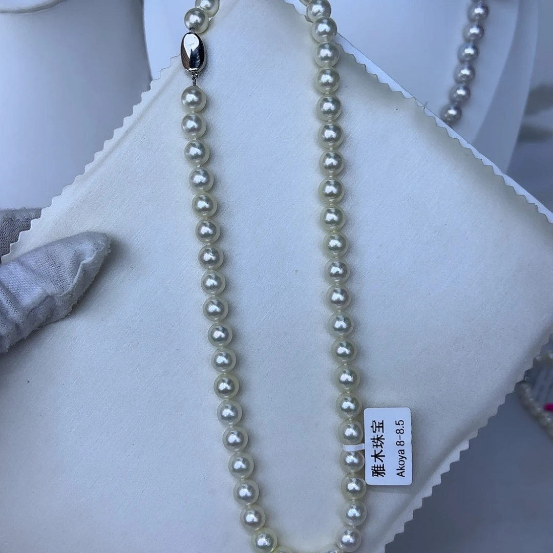 海水珍珠颈饰银S925镶嵌