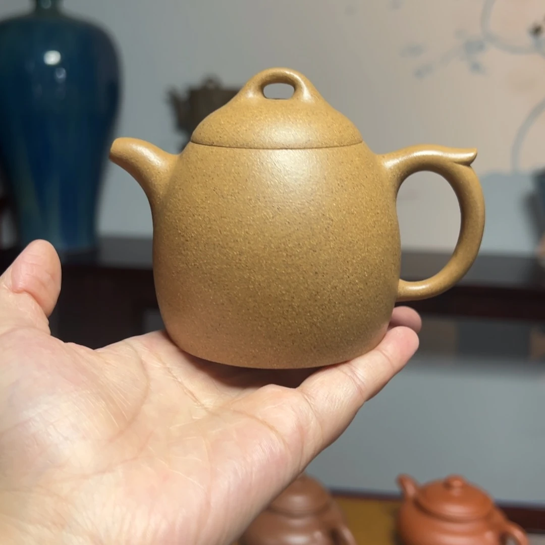 茶壶紫砂秦权黄金段200