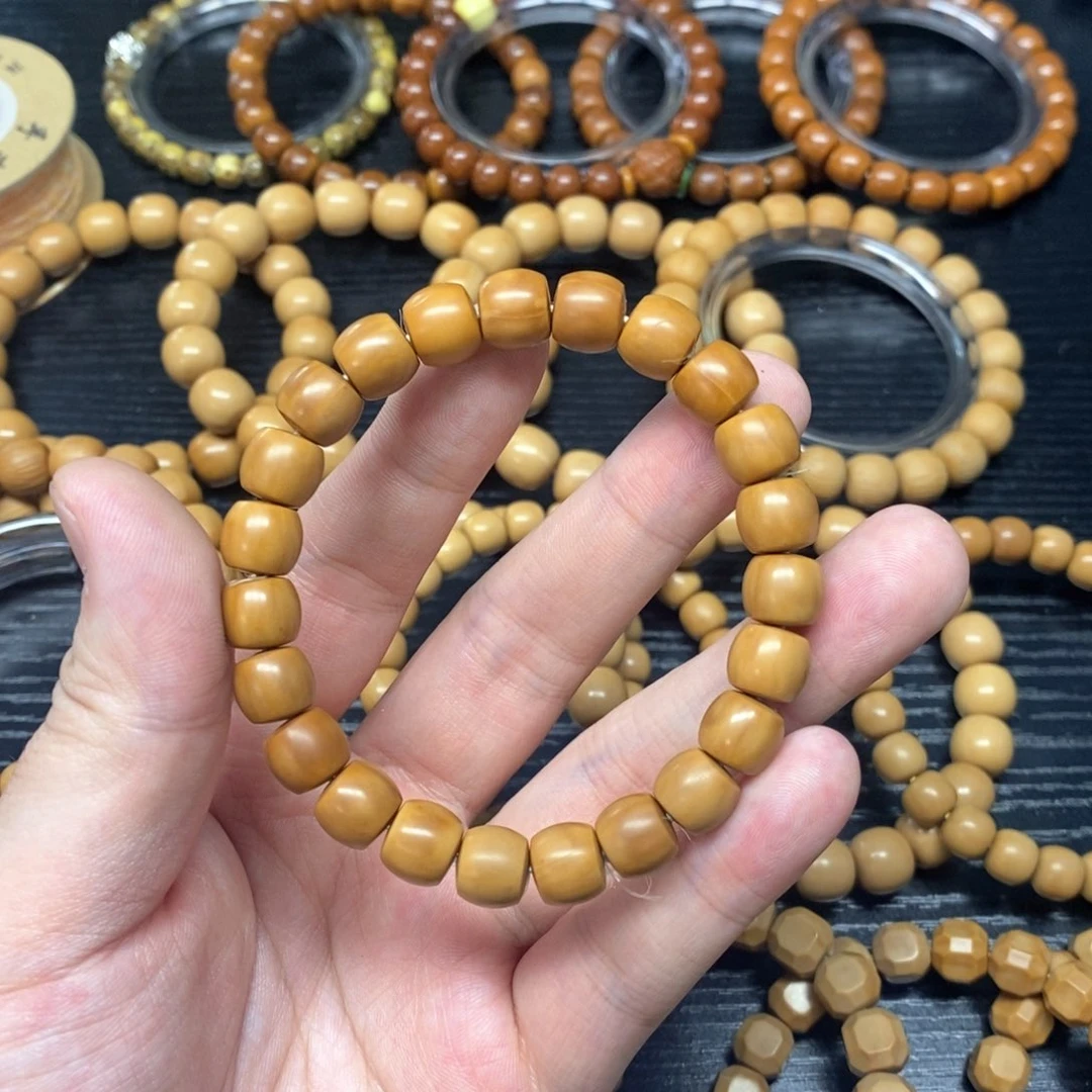 猴头核桃手串猴头核桃直切瑕疵9.8