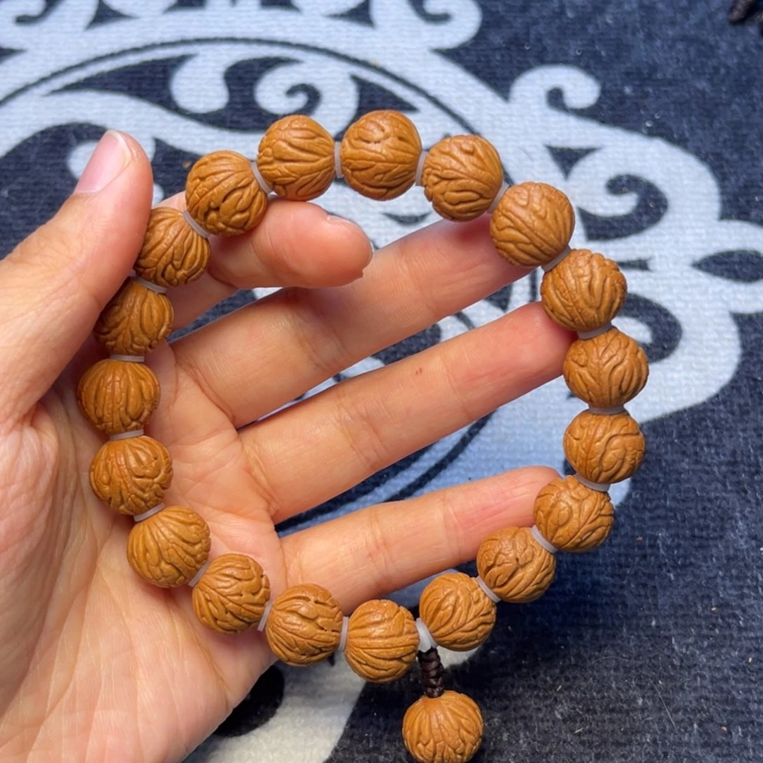 桃核手串龙纹桃核