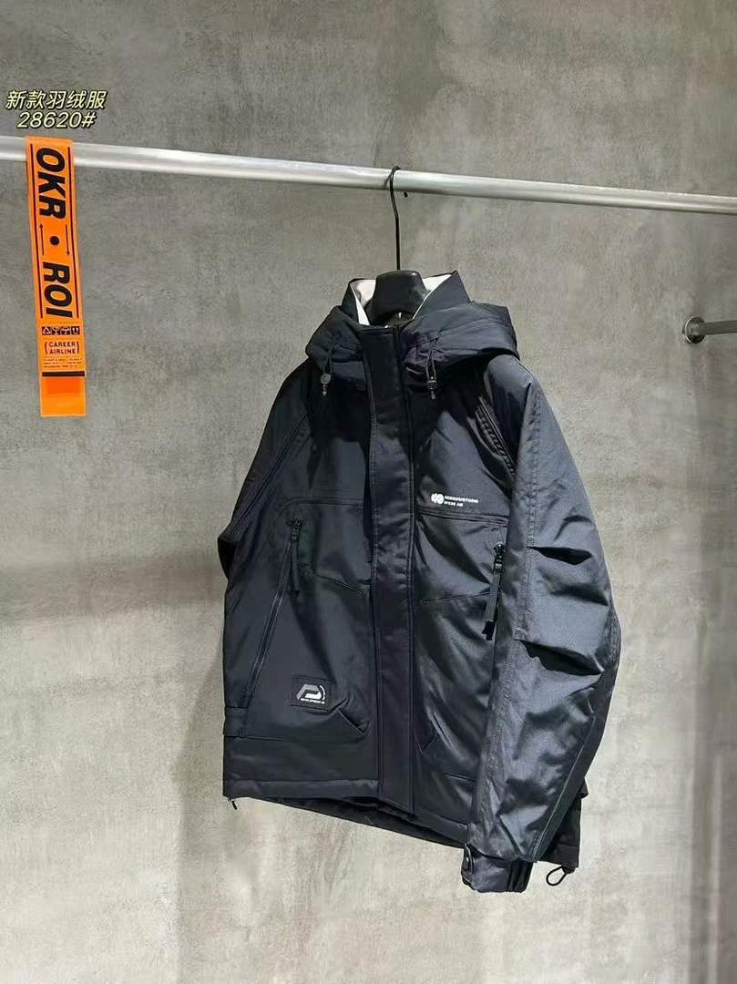 28620#时尚冬季潮牌户外防寒保暖外套--休闲