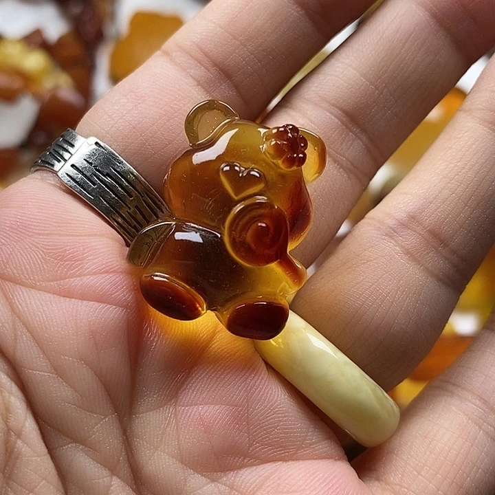 裸石琥珀未镶嵌琥珀蜜蜡