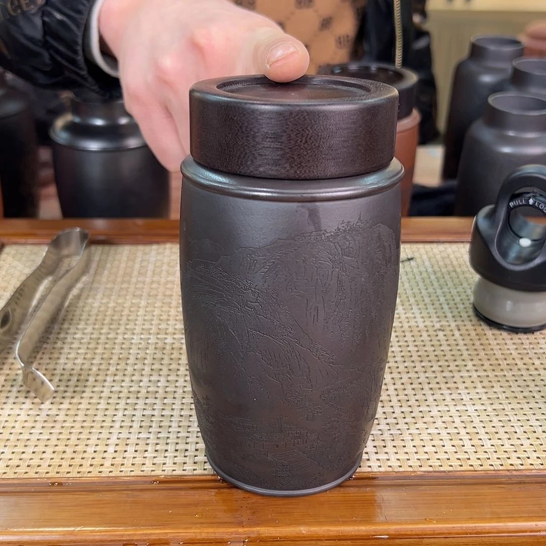 紫砂茶叶罐精品紫砂