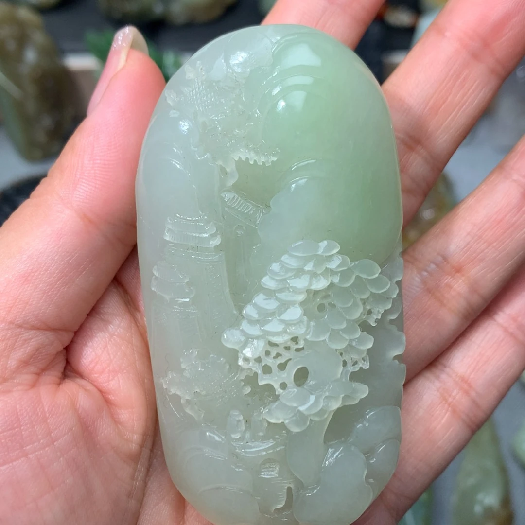 颈饰未镶嵌和田玉