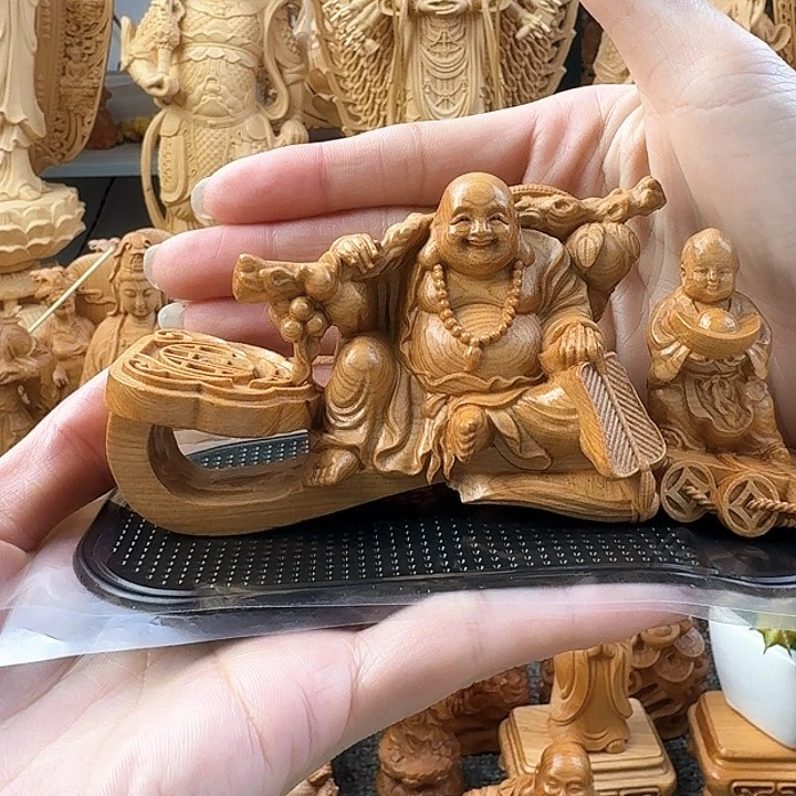 柏木（崖柏）如意弥勒