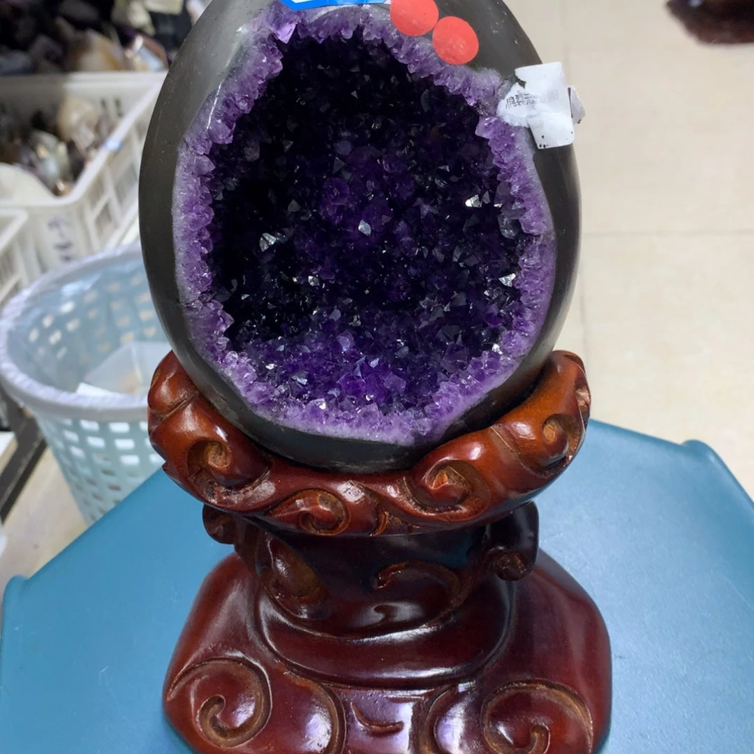 未镶嵌大型摆件（非配饰）紫晶美*小葛