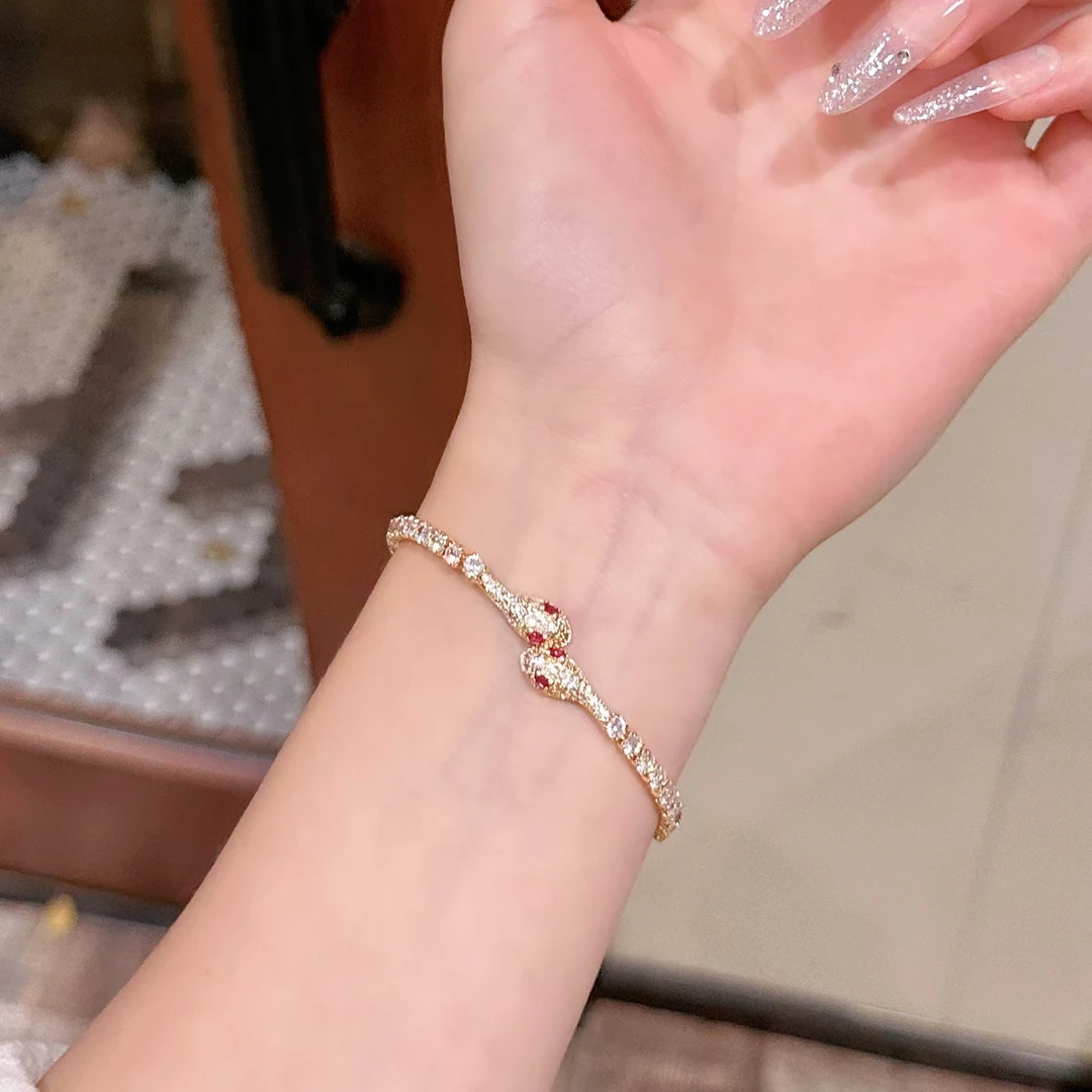 TIRENSE/狄伦斯 铜合金手链 高定灵蛇系列轻奢气质手链