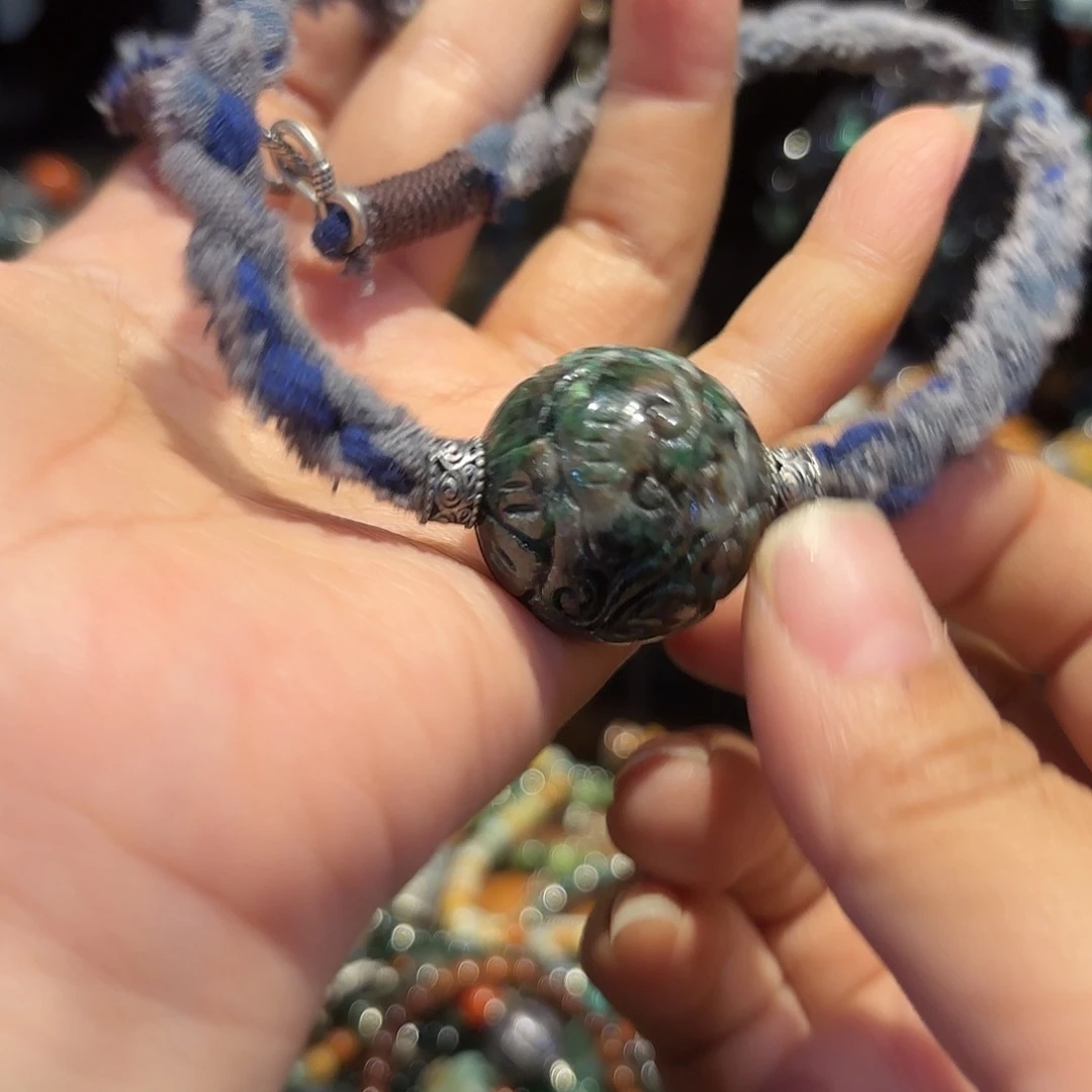 翡翠颈饰未镶嵌原创