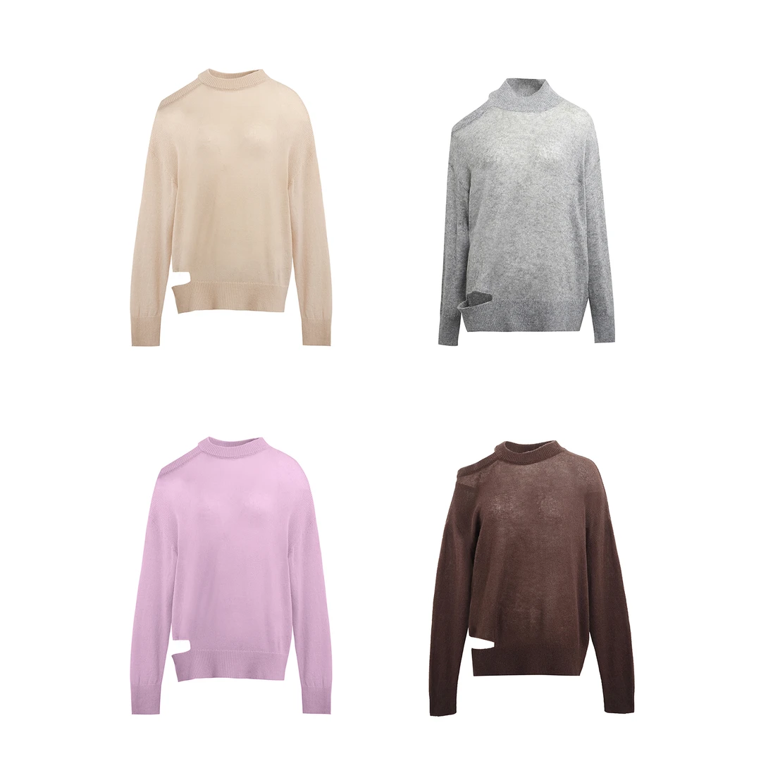 MAKE IF设计师品牌 后背不规则套头毛衣休闲 DSC买手店 CY5M33069