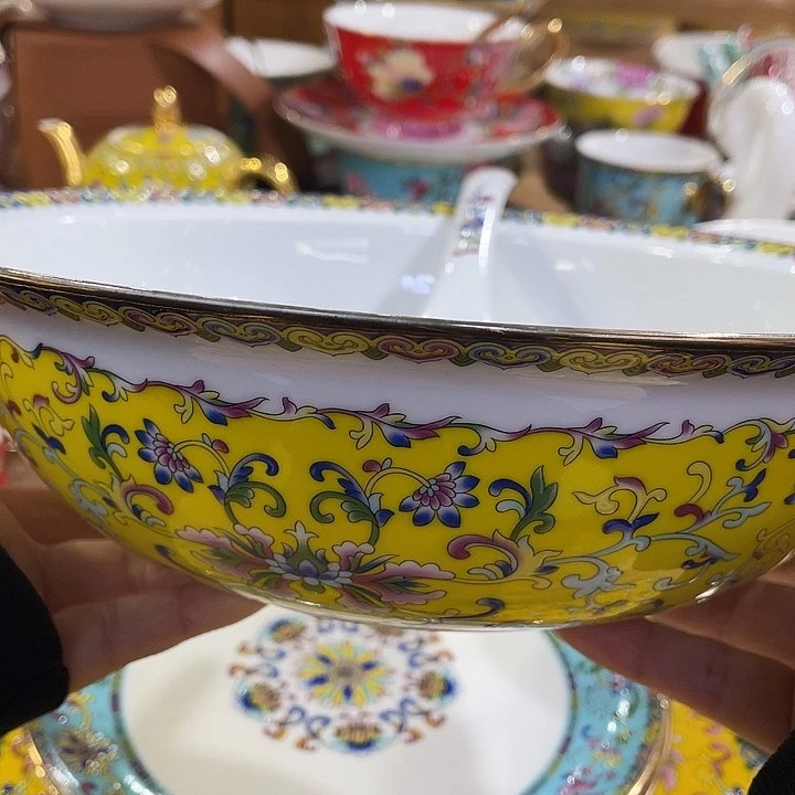 珐琅景德镇陶瓷瓷碗