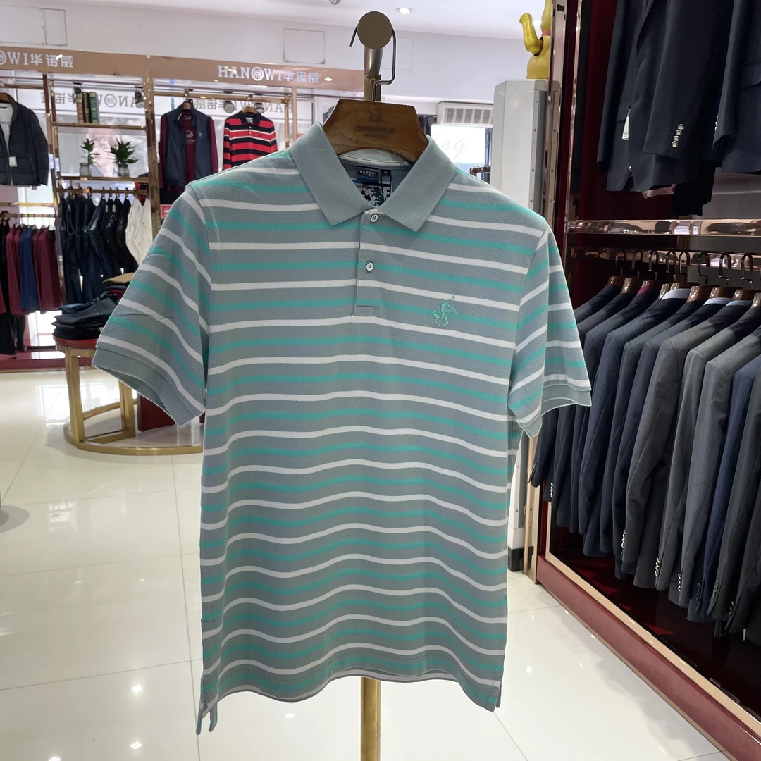 短袖polo男士全棉高档翻领polo休闲百搭