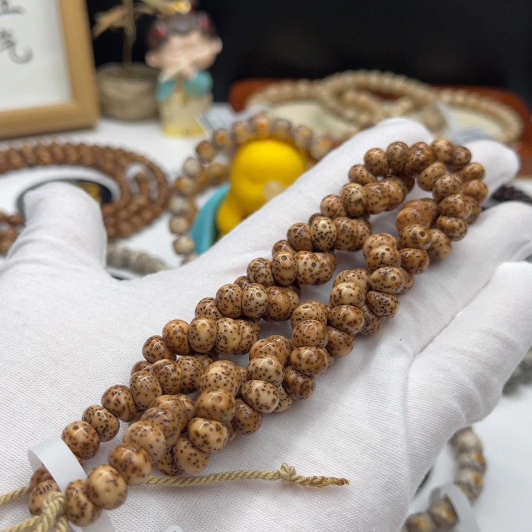 手串星月菩提咖啡豆8改蒜瓣大肠金花虎皮陈籽焦糖琥珀色爆油手感
