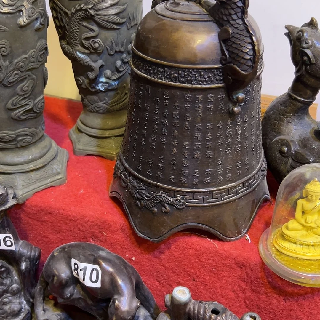 黄铜摆件，文房摆件