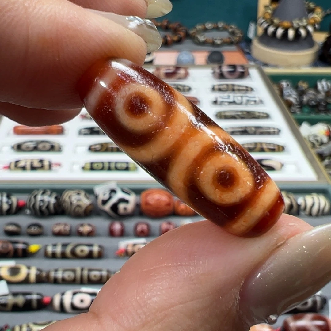 玛瑙/玉髓未镶嵌珠宝半成品清库存金蟾宝盖三眼