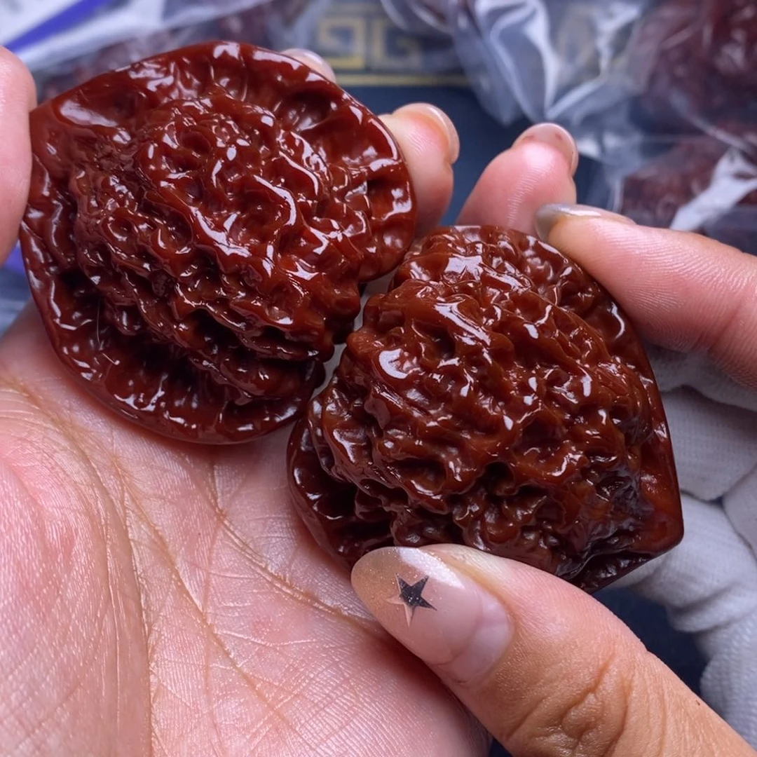 火***，文玩核桃把件官帽48