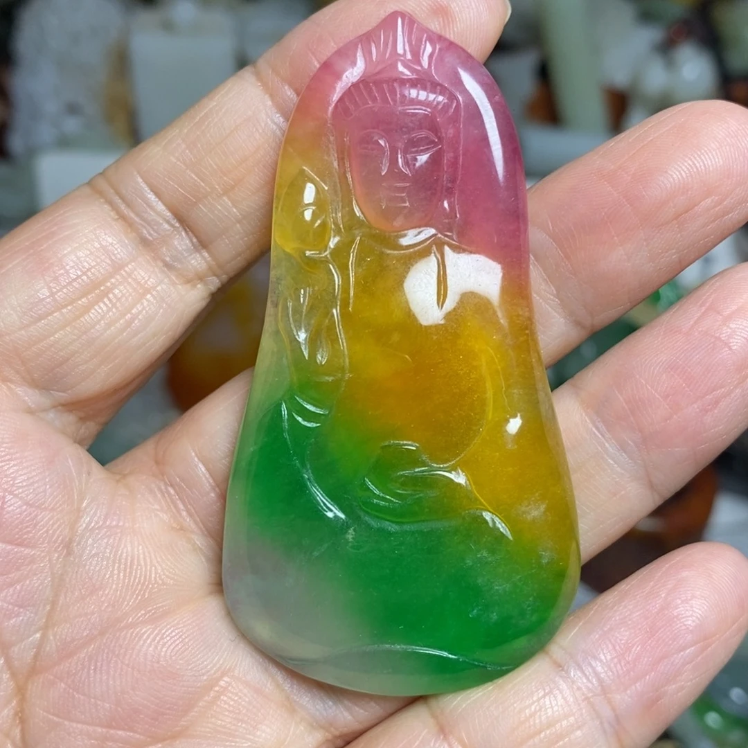 和田玉（糖玉）未镶嵌颈饰