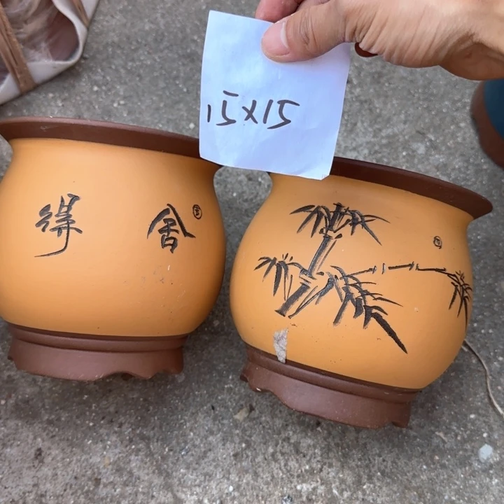 紫砂花盆特价清仓